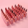 Pink Mirror Waterproof Long Lasting Moisturizing/Matte Lipstick Cream Nude Velvet Lipstick 48 Shades