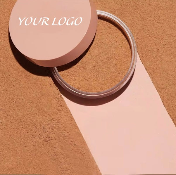 Custom Pink Packaging Long Lasting Sweat proof Waterproof Translucent Loose Setting Powder Oil Control Finishing Powder
