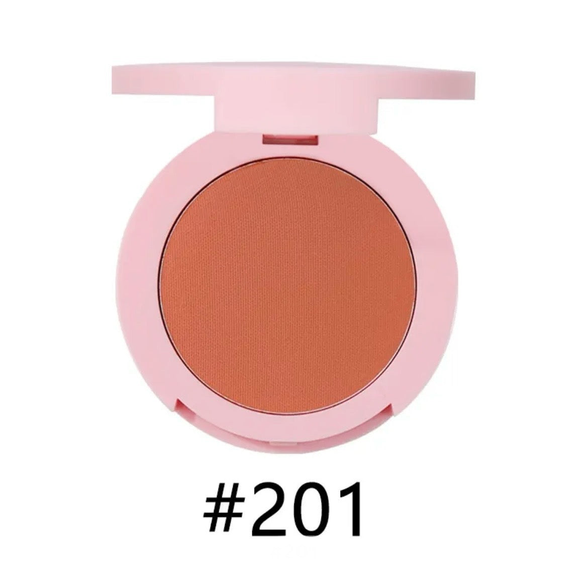 Custom Pink Round Contour Blush Pressed Powder Palette Rosey Cheek Makeup Blusher 14 Shades