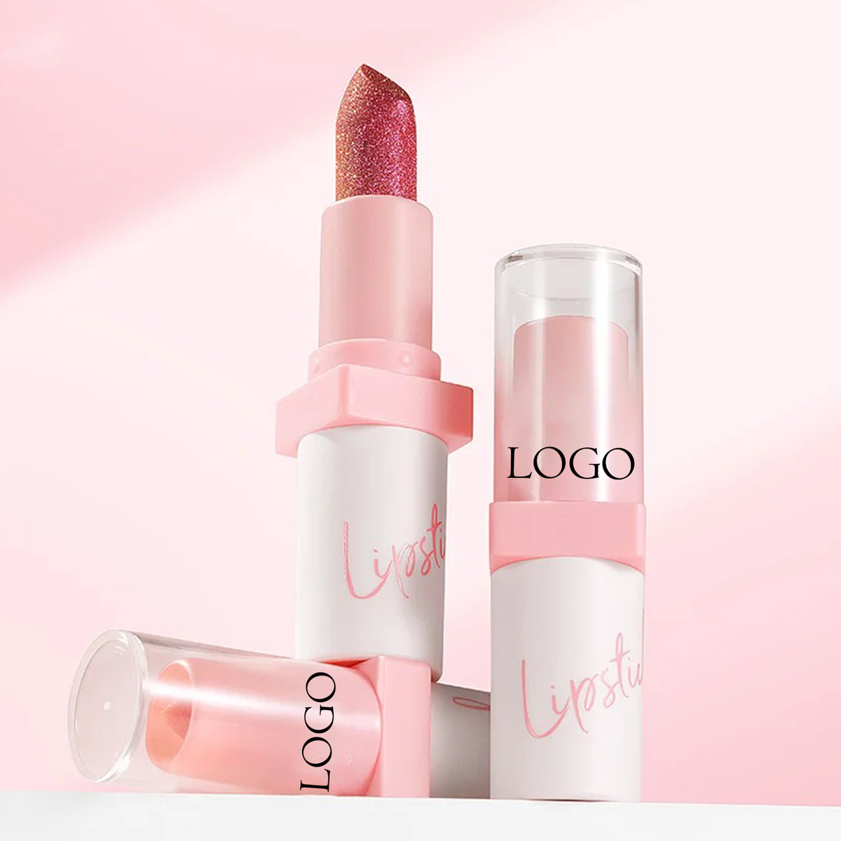 24 Hour Long Lasting Shiny Lipstick, Glitter Shimmer Metallic Lipstick