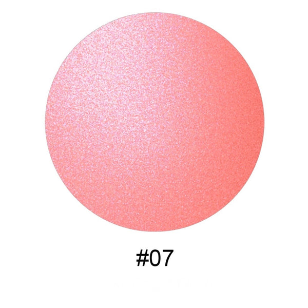 Custom Cute Pink Single Tint Palette, High Pigment Pressed Powder, Luminous Silky Baked Highlighter Blush. 8 Shades