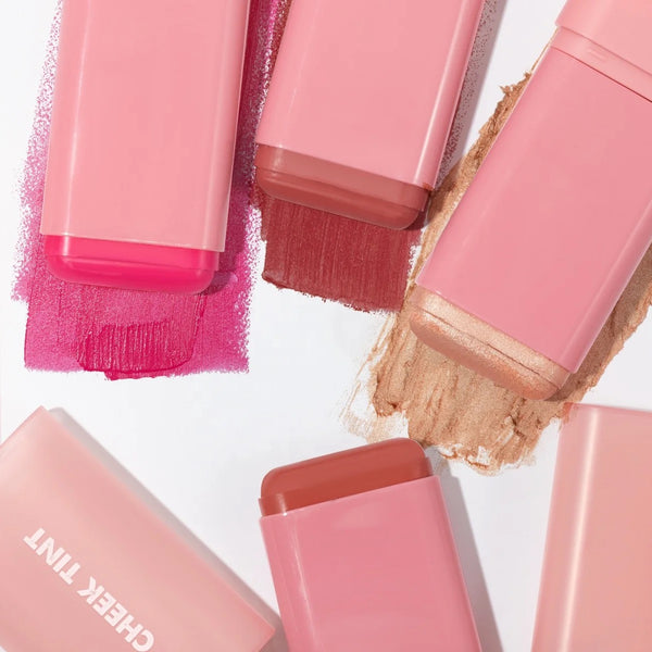 Cream Cheek Blush Highlighter, Glowy Makeup Blush Stick