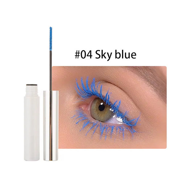 Pop of Color High Pigmented Waterproof Eyelash Curling, Lengthening Multicolor Mascara 12 Shades