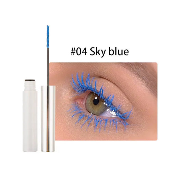 Pop of Color High Pigmented Waterproof Eyelash Curling, Lengthening Multicolor Mascara 12 Shades