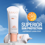 Rose Gold Superior Sunscreen SPF 30 UV Protection Sunblock with Anti-Aging Moisturizing Features for Skin Brightening