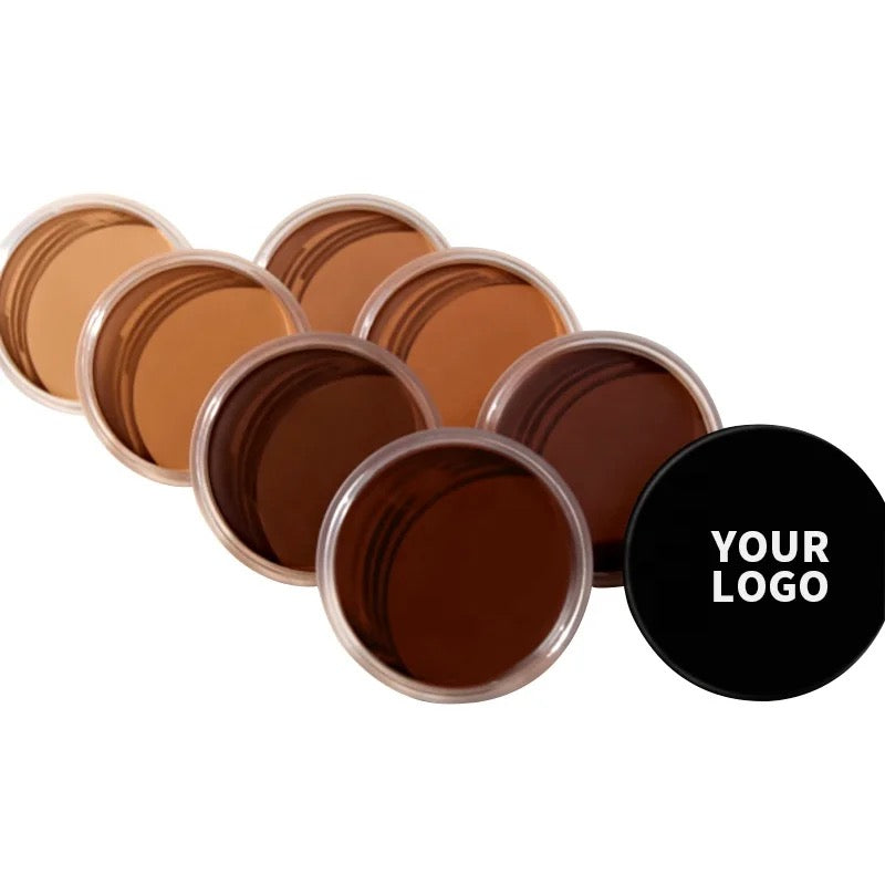 Non-Greasy High Pigment Waterproof Contouring Palette Face Contour Makeup, Buttery Cream Bronzer 20g