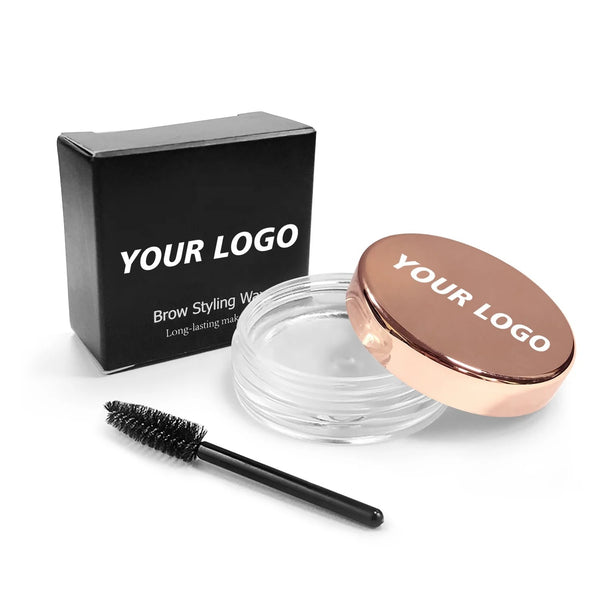 Rose Gold Waterproof Long Lasting Clear Styling Eyebrow Soap Strong Hold Gel Perfecting Eyebrow Wax
