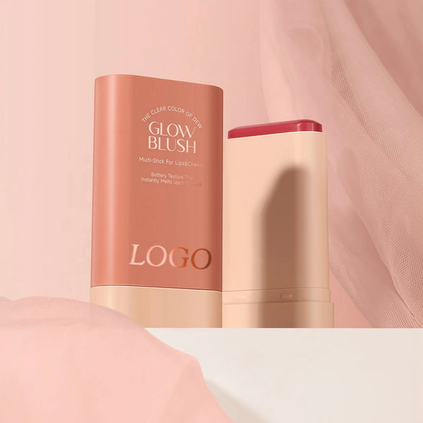 Rose Gold High Pigment Long Lasting Waterproof Cream Glow Blush Stick. 3 Shades