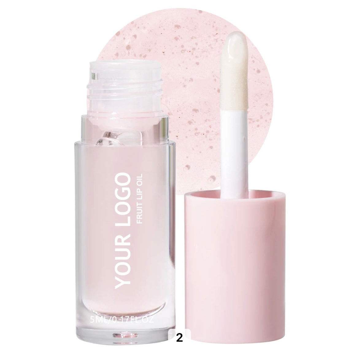 Pink Non-Sticky Nourishing Natural Shine Tinted Moisturizing Hydrating Juicy Lip Oil