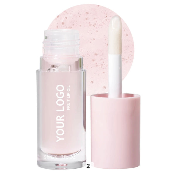 Pink Non-Sticky Nourishing Natural Shine Tinted Moisturizing Hydrating Juicy Lip Oil