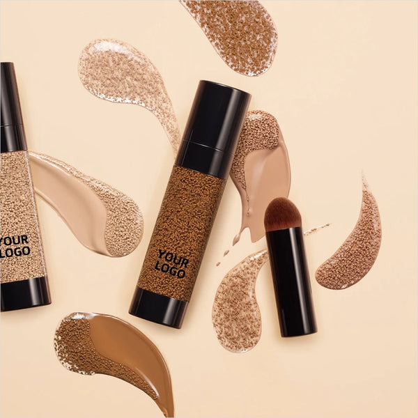 24 Hr Wear Waterproof Anti-aging Hyaluronic Acid Serum Foundation  Full Coverage Long Lasting Luxurious Tinted Micro-droplets Foundation for Radiant Skin 60 Inclusive Shades