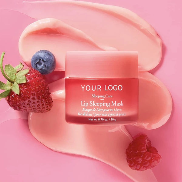 Antioxidant, Deep Hydration Lip Balm Chapstick Lip Sleeping Mask, Nourishing, Moisturizing Collagen Lip Sleeping Mask. 4 Flavors