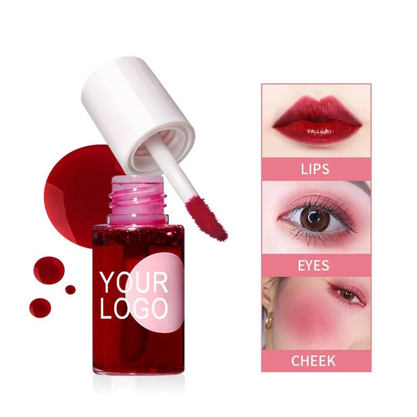 Korean Lip Tint, Non-Sticky Deeply Hydrating, Velvety Smooth Plumped Lip Gloss 4 Shades