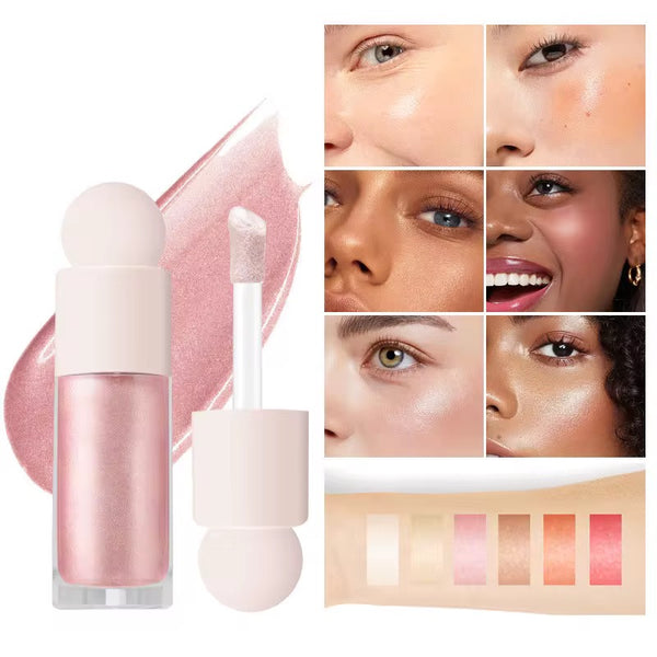 Pearlescent Illuminating Glowy Liquid Highlighter 6 Shades
