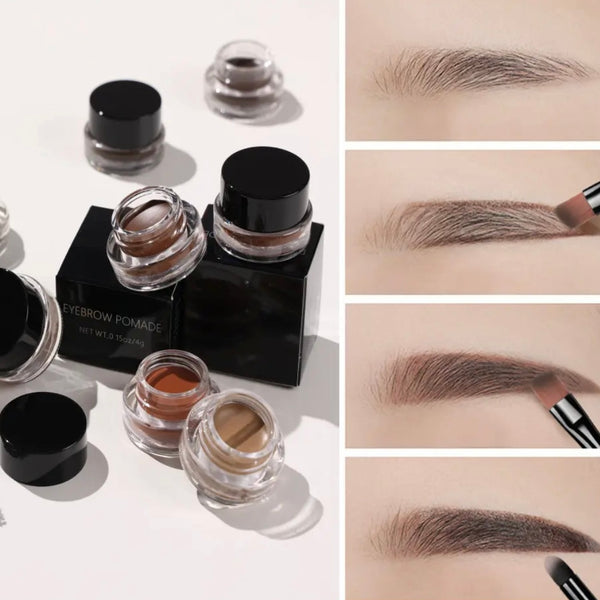Waterproof Creamy Eyebrow-Pomade/Long Lasting with applicator  10 Shades(Free Shipping)