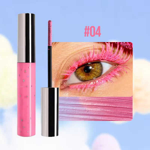Waterproof Long Lasting High Pigmented/ Sparkle Glitter Colored Mascaras 7 Colors