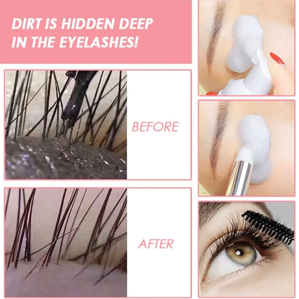 Eyelash Cleaning Foam, Foam Lash Bath, Lash Shampoos, Shampoo for Lash Extensions 60ml