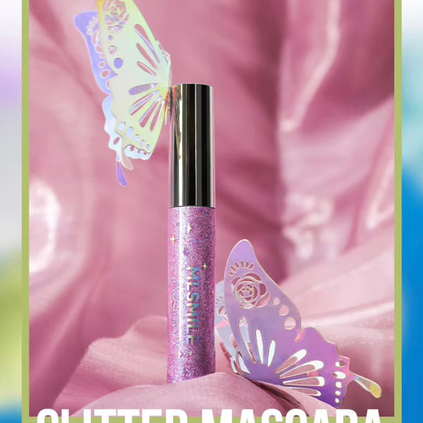 Waterproof Long Lasting High Pigmented/ Sparkle Glitter Colored Mascaras 7 Colors