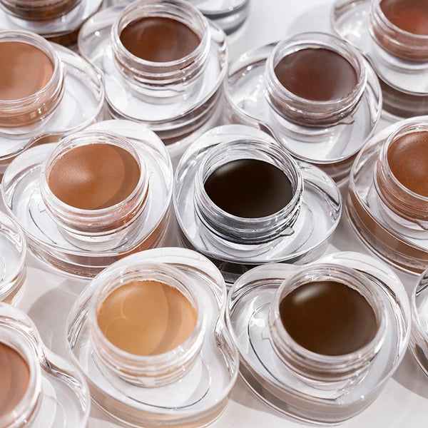 Custom Heart Shaped Waterproof Eyebrow Filler, Gel Eyebrow Pomade. 23 Shades