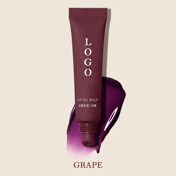 Fruit Lip Gloss Glow Oil, Long Lasting Custom Hydrating Lip Oil Balm