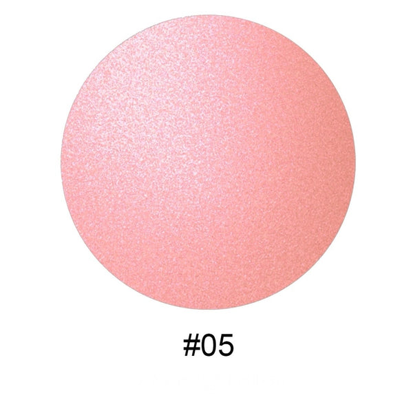 Custom Cute Pink Single Tint Palette, High Pigment Pressed Powder, Luminous Silky Baked Highlighter Blush. 8 Shades