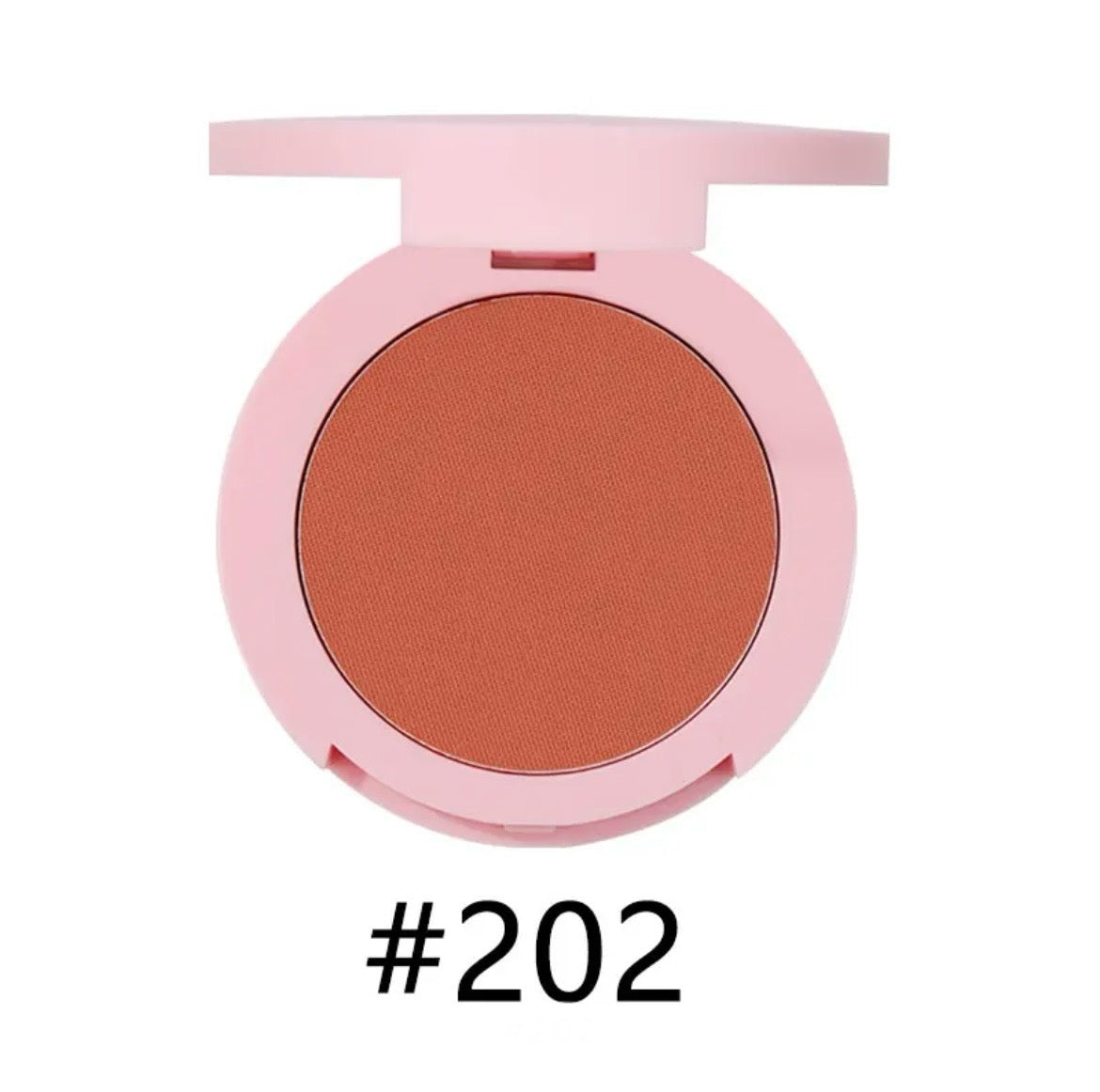 Custom Pink Round Contour Blush Pressed Powder Palette Rosey Cheek Makeup Blusher 14 Shades