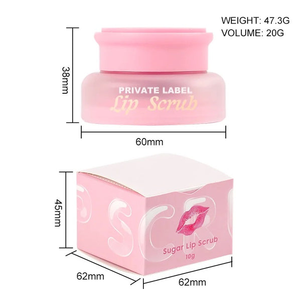 Organic Lip Revival Exfoliating and Lightening Fruity Sugar Lip Scrub