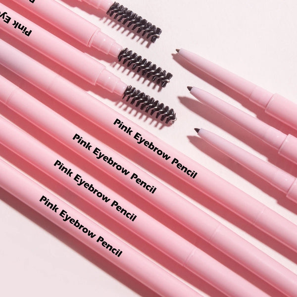 Waterproof Ultra Slim 3D Brow Precision Pink Eyebrow Pencil 3 Shades