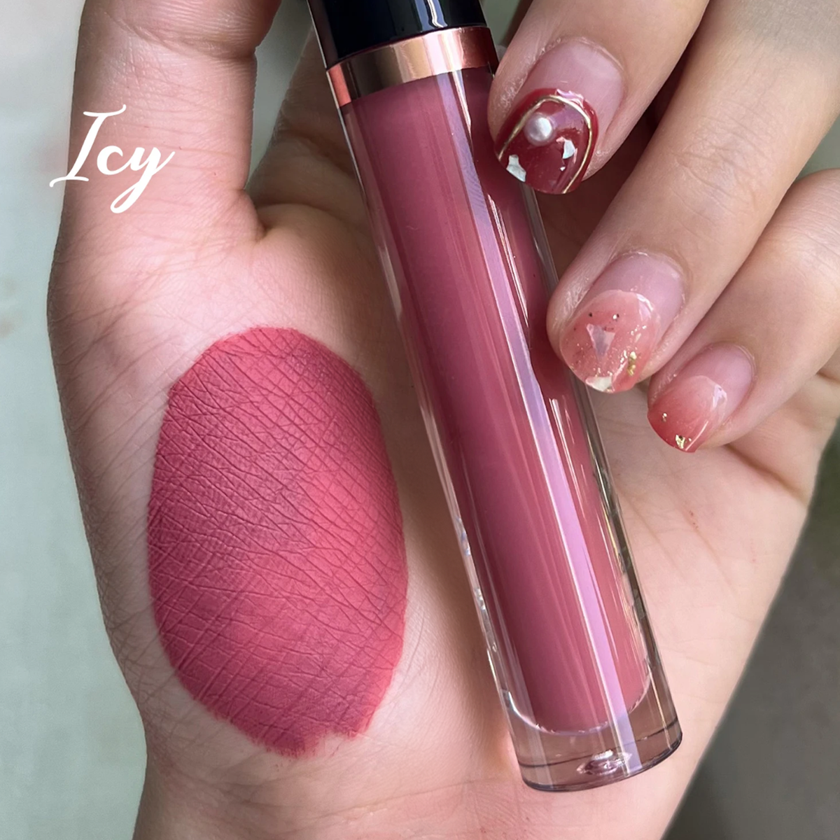 Pink Heart- Shaped Wand Tube Long Lasting Lipgloss/Liquid Lipstick Your Choice Of Glossy, Matte, Nude, Glitter, High Shine, Shimmer, Clear Gloss or Liquid Lipstick 80 Shades