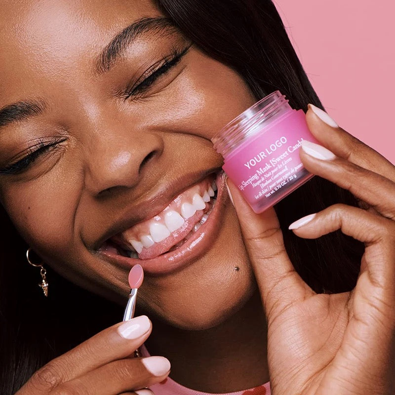 Antioxidant, Deep Hydration Lip Balm Chapstick Lip Sleeping Mask, Nourishing, Moisturizing Collagen Lip Sleeping Mask. 4 Flavors
