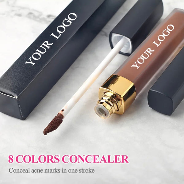 Long Lasting Shine Control Creamy Contour, Minimize Fine Lines High Definition Hydrating Concealer 8 Shades