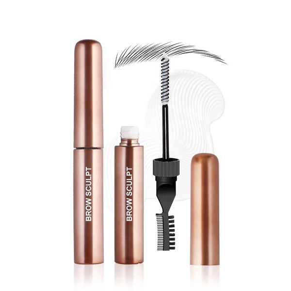 Custom Rose Gold, Brow Freeze Gel, Eyebrow Styling Glue Soap Wax Applicator Sticks Clear Eyebrow Gel