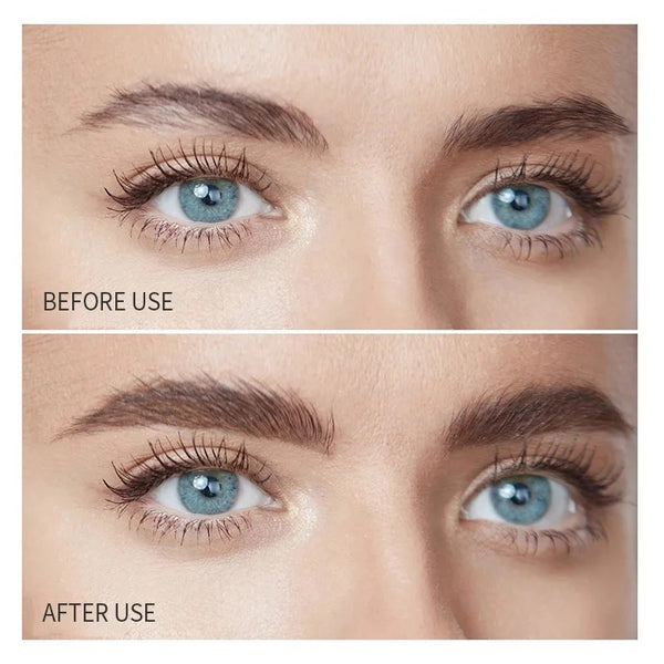 Waterproof Eyebrow Kits, Transparent Gel Wax Soap, Pencil with Brush Stencil Lift Pomade Set for Brows 4 Shades