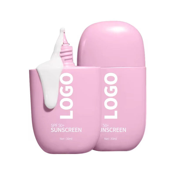 Custom Pink Packaging Waterproof/ Sweatproof SPF 50+ Tinted Moisturizing Sunscreen 30 ml Skincare Meets Cosmetics Sunscreen