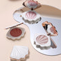 Custom Cute Pink/White and Gold Shell Bronzer, Single Pressed Powder Highlighter 10 Shades