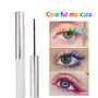 Pop of Color High Pigmented Waterproof Eyelash Curling, Lengthening Multicolor Mascara 12 Shades