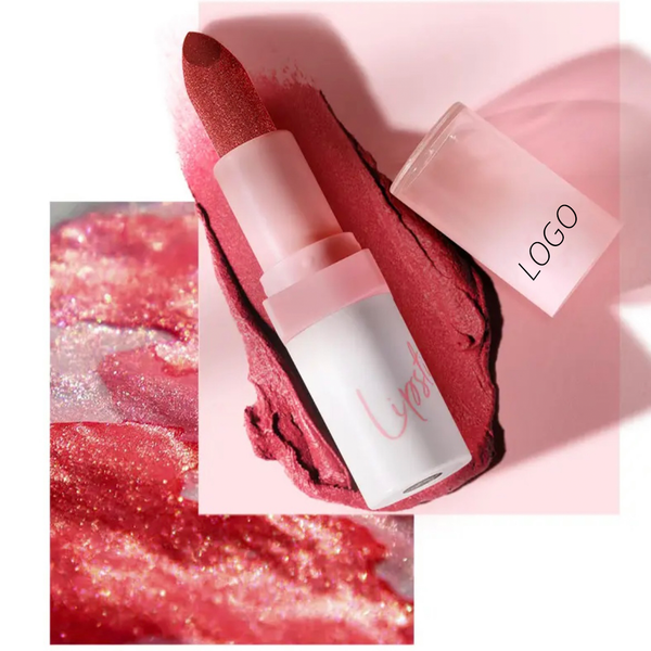 24 Hour Long Lasting Shiny Lipstick, Glitter Shimmer Metallic Lipstick