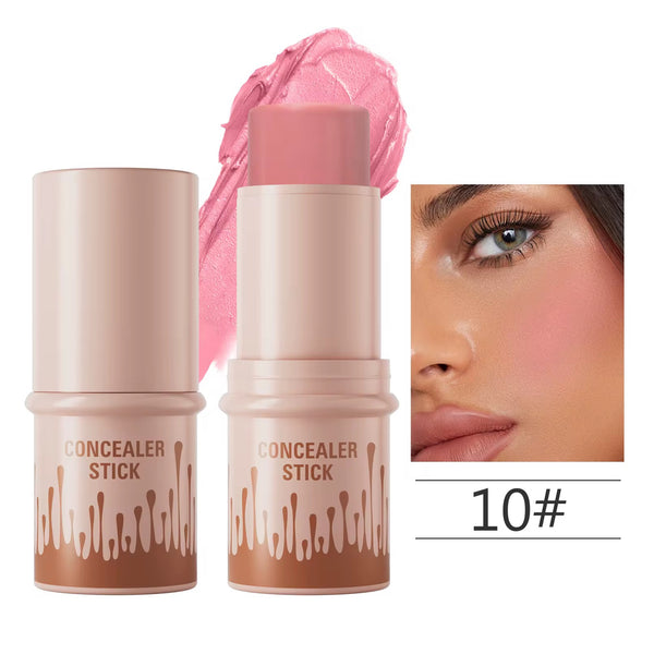 Custom Beige High Pigmented Waterproof Twist Blush, Contour, Bronzer, Highlighter Stick