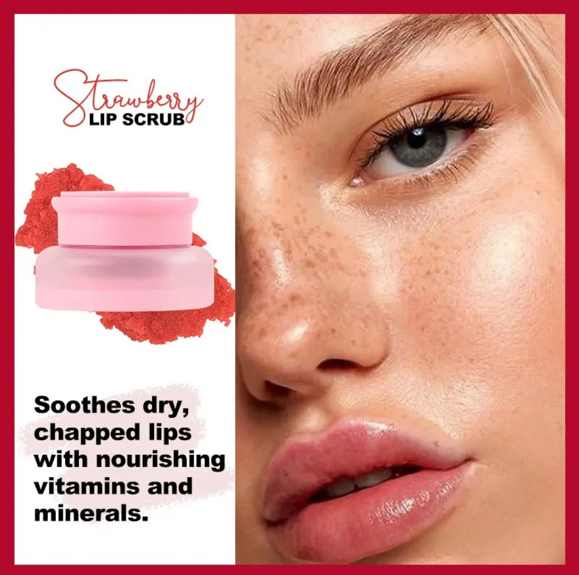 Organic Lip Revival Exfoliating and Lightening Fruity Sugar Lip Scrub