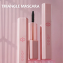 Custom Pink Irregular Shape Mascara, Lightweight, Waterproof, Sweatproof, Volumizing, Waterproof Mascara, 3D Curl Mascara.
