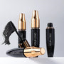 Custom Black and Gold Packaging with Silicon Brush, Waterproof, Long Lasting, Lengthening, Smudge Proof, Curling Mascara