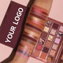 Ultra High Pigmented 18 Shade Glitter Shimmer Pearlescent Eyeshadow Palette with Mirror