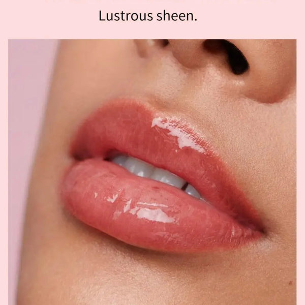 Hydrating Lip Glow Oil, Customizable Moisturizing Tinted Nourishing Juicy Lip Oil