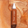 Golden Bronze Face Body Glow Bronzer Highlight Shimmering Body Oil 5 Colors