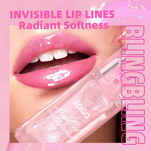 Clear Plumping Lipgloss, Moisturizing Fruity Tinted Color Changing Lip Oil