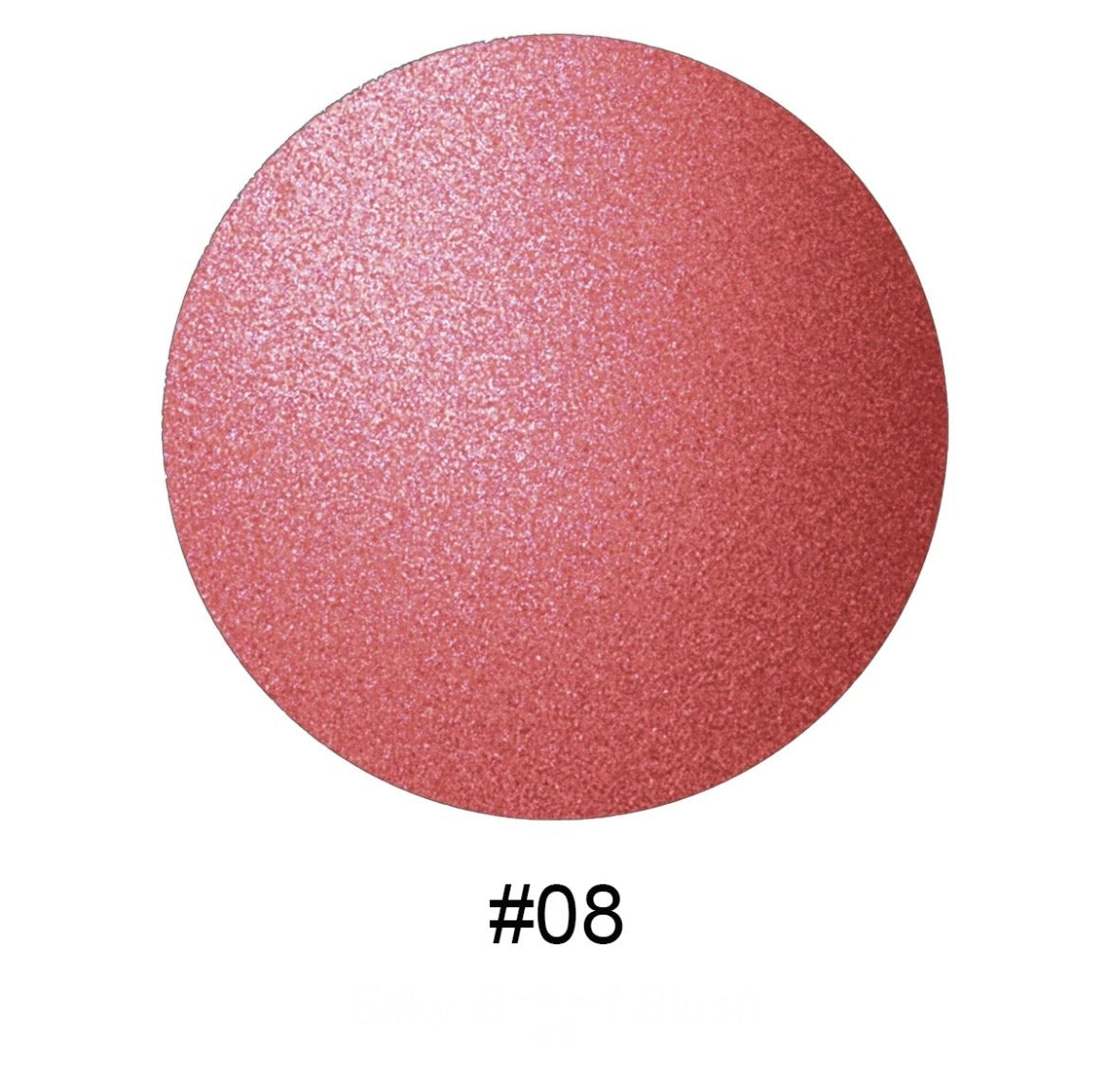 Custom Cute Pink Single Tint Palette, High Pigment Pressed Powder, Luminous Silky Baked Highlighter Blush. 8 Shades