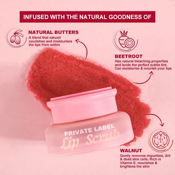 Organic Lip Revival Exfoliating and Lightening Fruity Sugar Lip Scrub