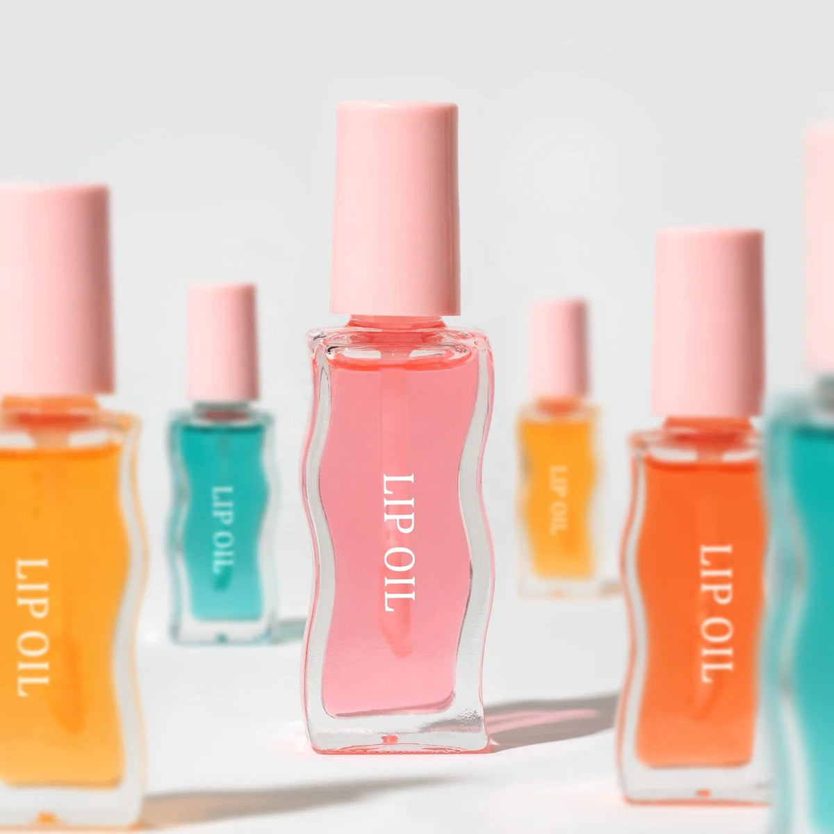 Hydrating Lip Glow Oil, Customizable Moisturizing Tinted Nourishing Juicy Lip Oil