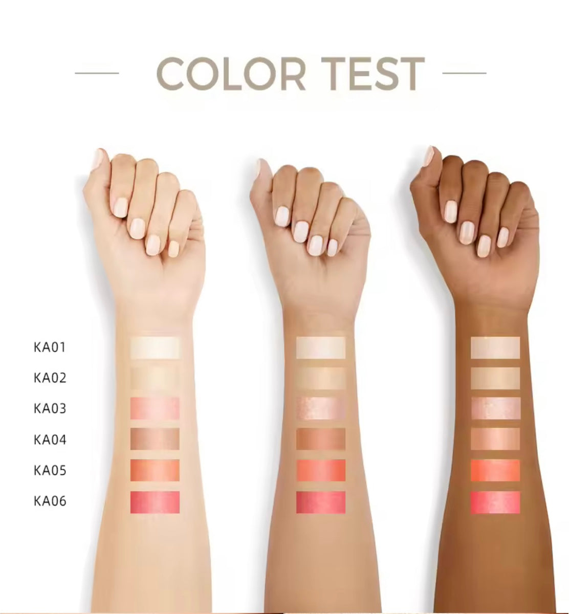 Pearlescent Illuminating Glowy Liquid Highlighter 6 Shades