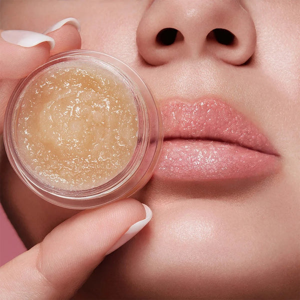 Collagen Organic Lip Scrub, Exfoliating Bubble Korean Lip Scrub For Dark Lips 8 Flavors